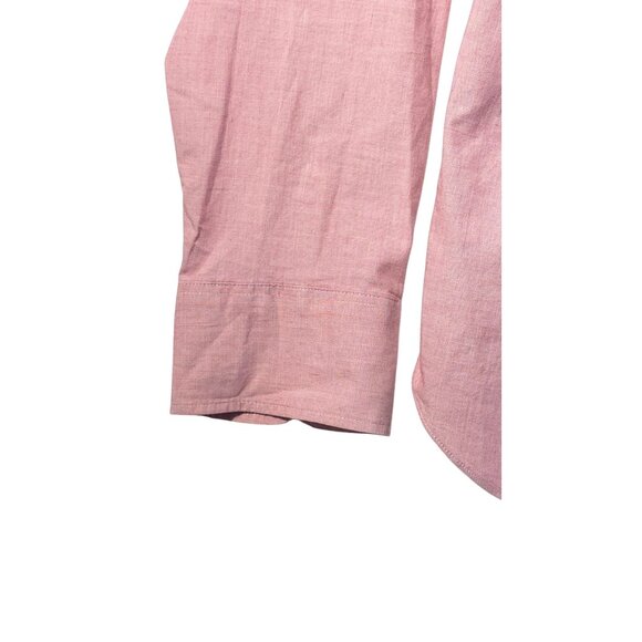 J. Crew Flex Pink Button-Up Shirt XL Long Sleeve Madagascar - Picture 6 of 6